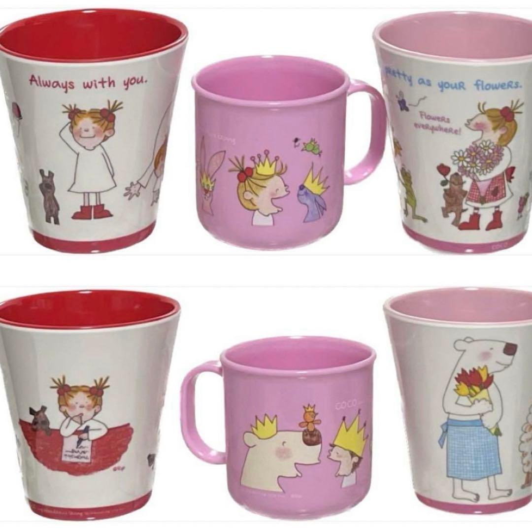 cocoちゃんランチボックス/スプーン/箸/トートバッグ/プラコップetc16点