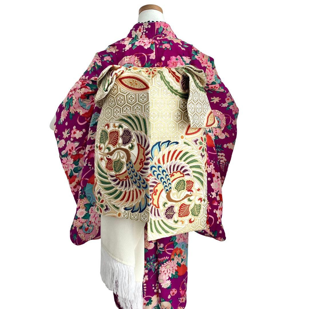 アンティーク　女の子　子供着物　七五三　アンティーク着物　NO6