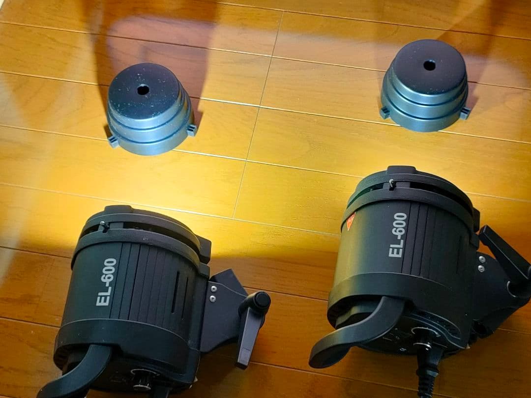 MANDA EL-600 LEDライト2個　自然光　タングステン用フィルター付き