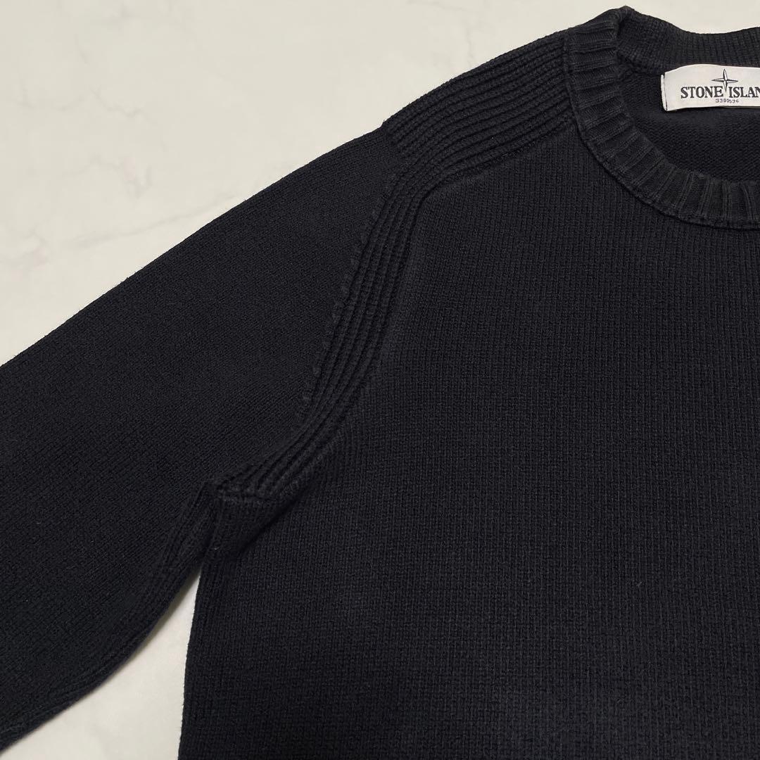 STONE  コットン クルーネック ニットセーター Mサイズ