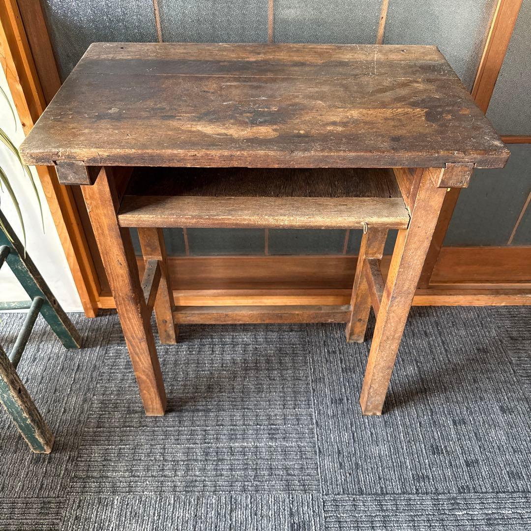 学校机&椅子セット　昭和レトロ　　　ヴィンテージ