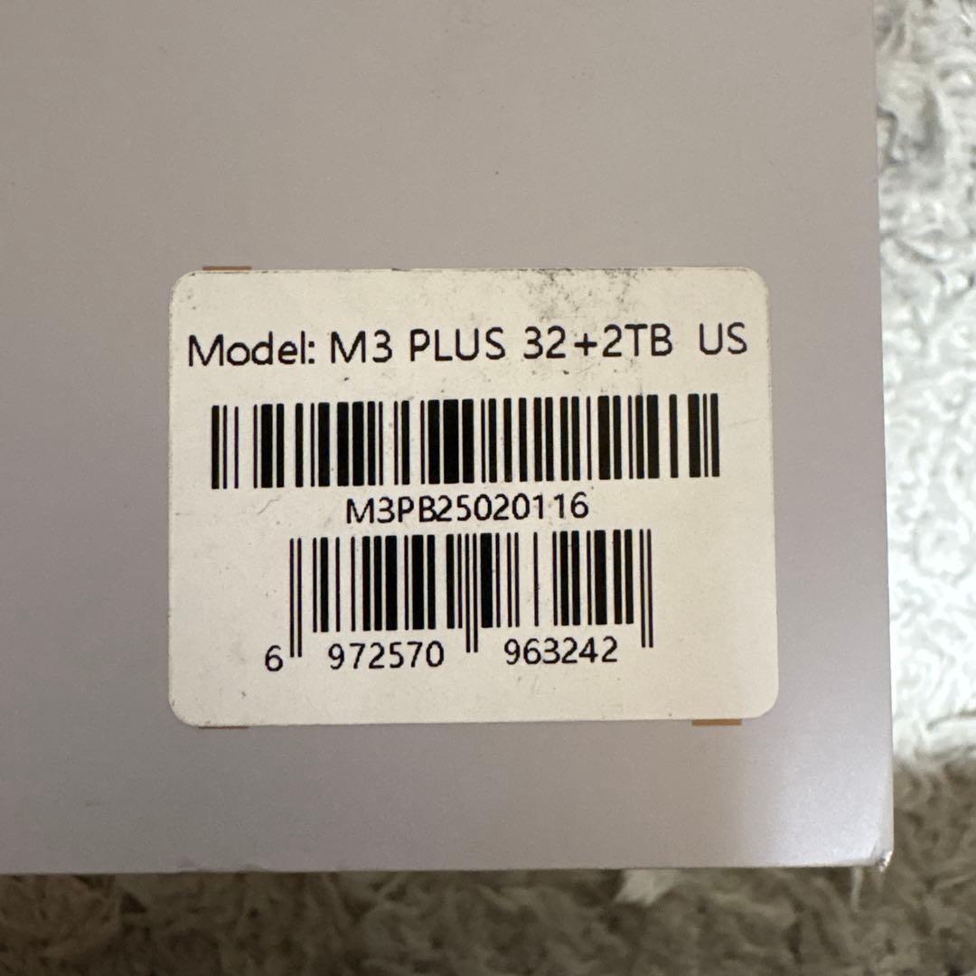 GMKtec M3 PLUS 32+2TB ミニPC