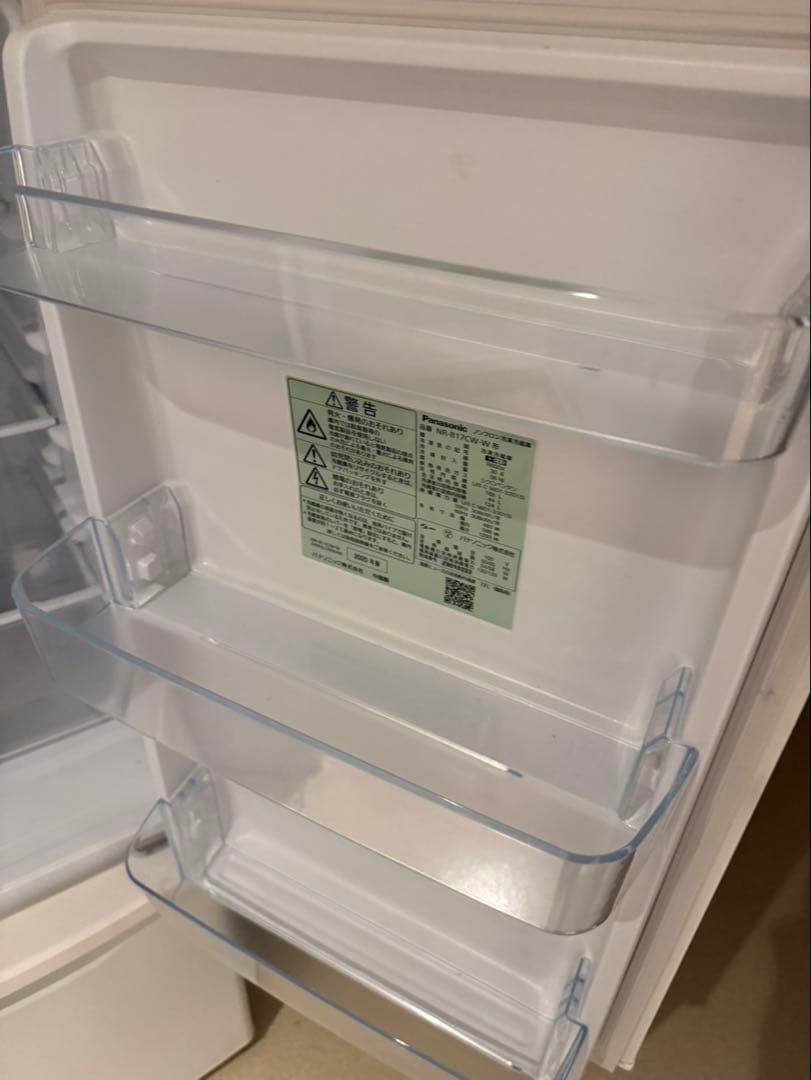 Panasonic ノンフロン冷凍冷蔵庫　NR-B17CW-W 2020年製