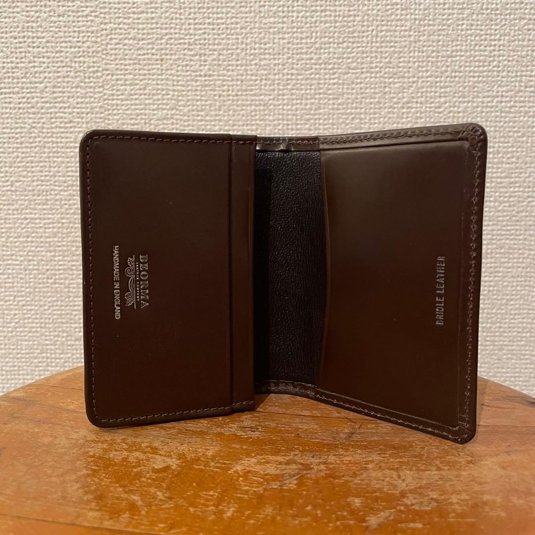 BEORMA レザー 名刺入れ ダークブラウン