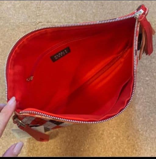 PEARLY GATES  クラッチバックレッド