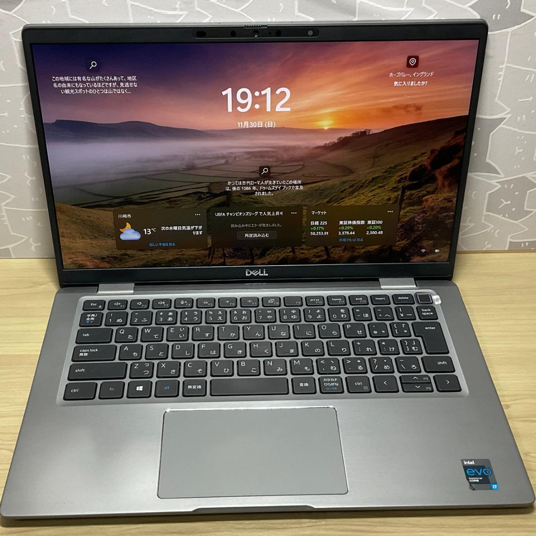 美品＞Dell E7420 i7/14インチ4K液晶/SSD搭載/オフィス付