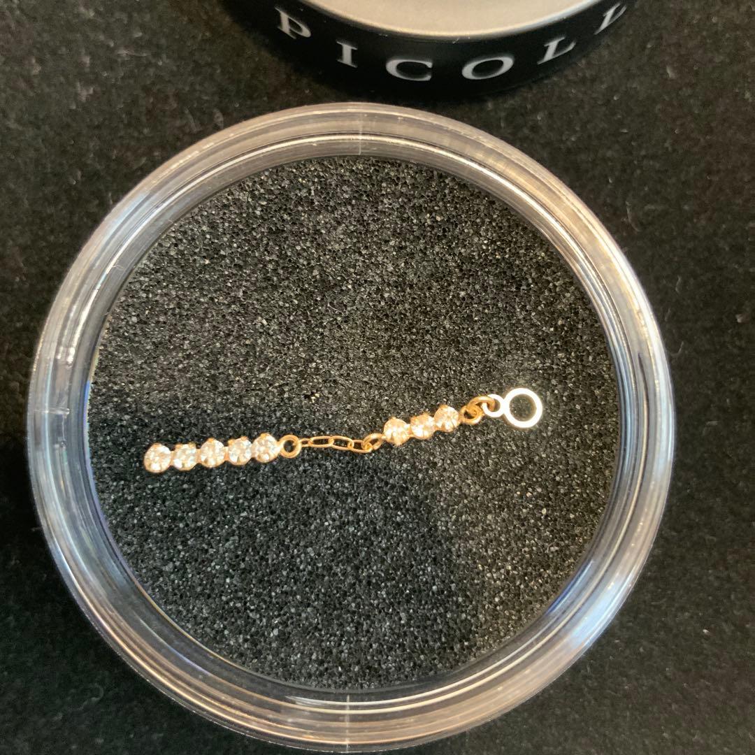 PICOLLET チャーム　 K18 DIAMOND イエローゴールド