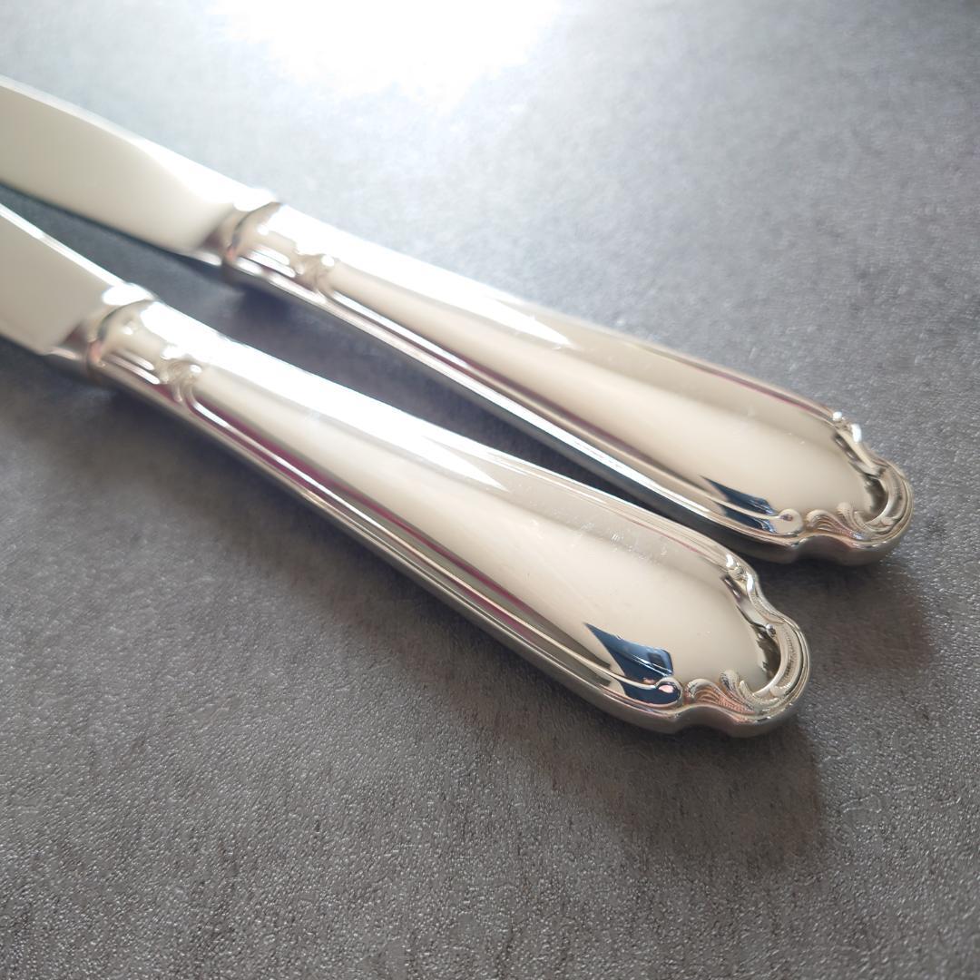 希少 美品 クリストフル ポンパドール テーブルナイフ 2点