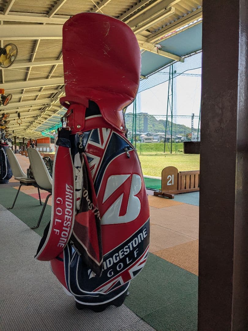 【全英OP仕様】希少 ブリヂストン Union Jack柄スタンドバッグ