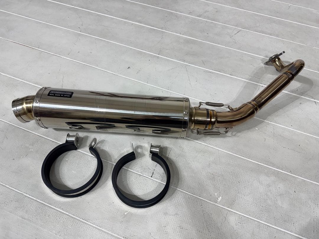 バーグマン 125 BEAMS フルエキマフラー R-EVOステンレスビームス