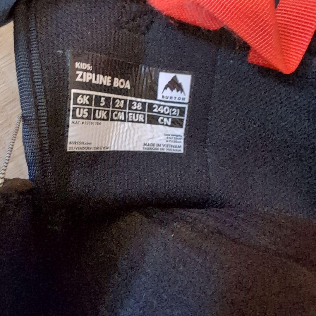 Burton Kids Zipline Boa スノーボードブーツ 24cm