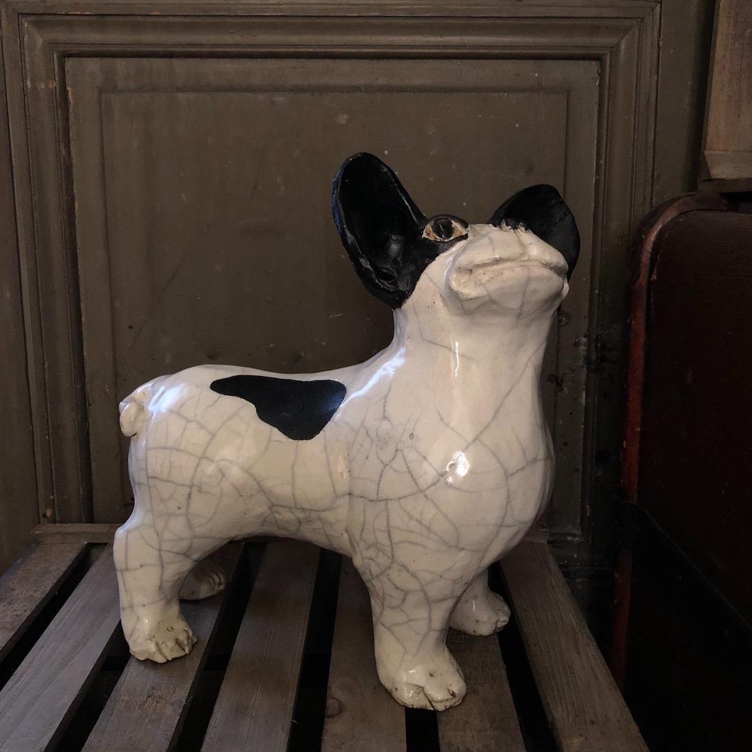 【SALE】フレンチブルドッグ　ボストンテリア 置物 （フランス）