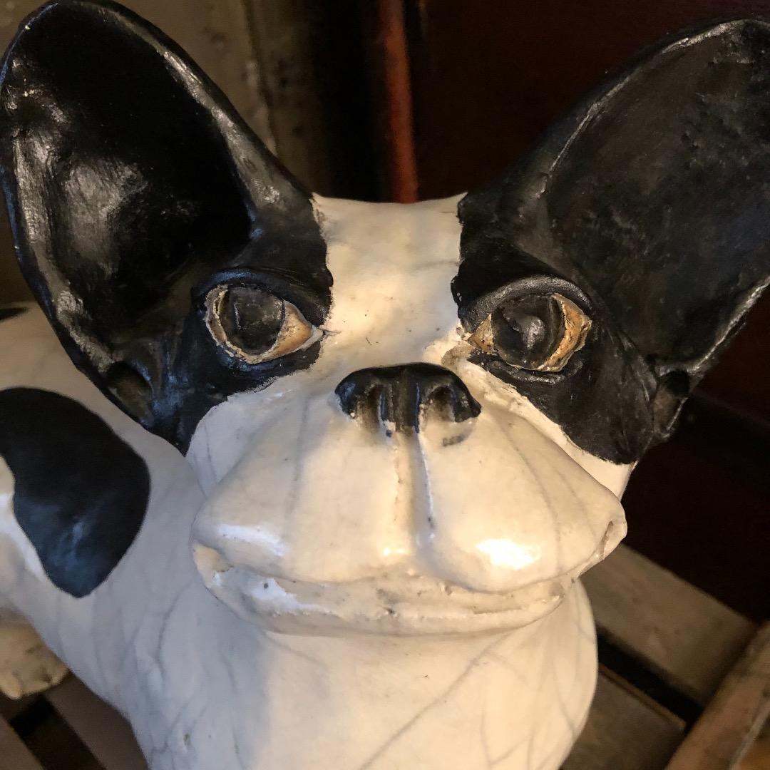 【SALE】フレンチブルドッグ　ボストンテリア 置物 （フランス）