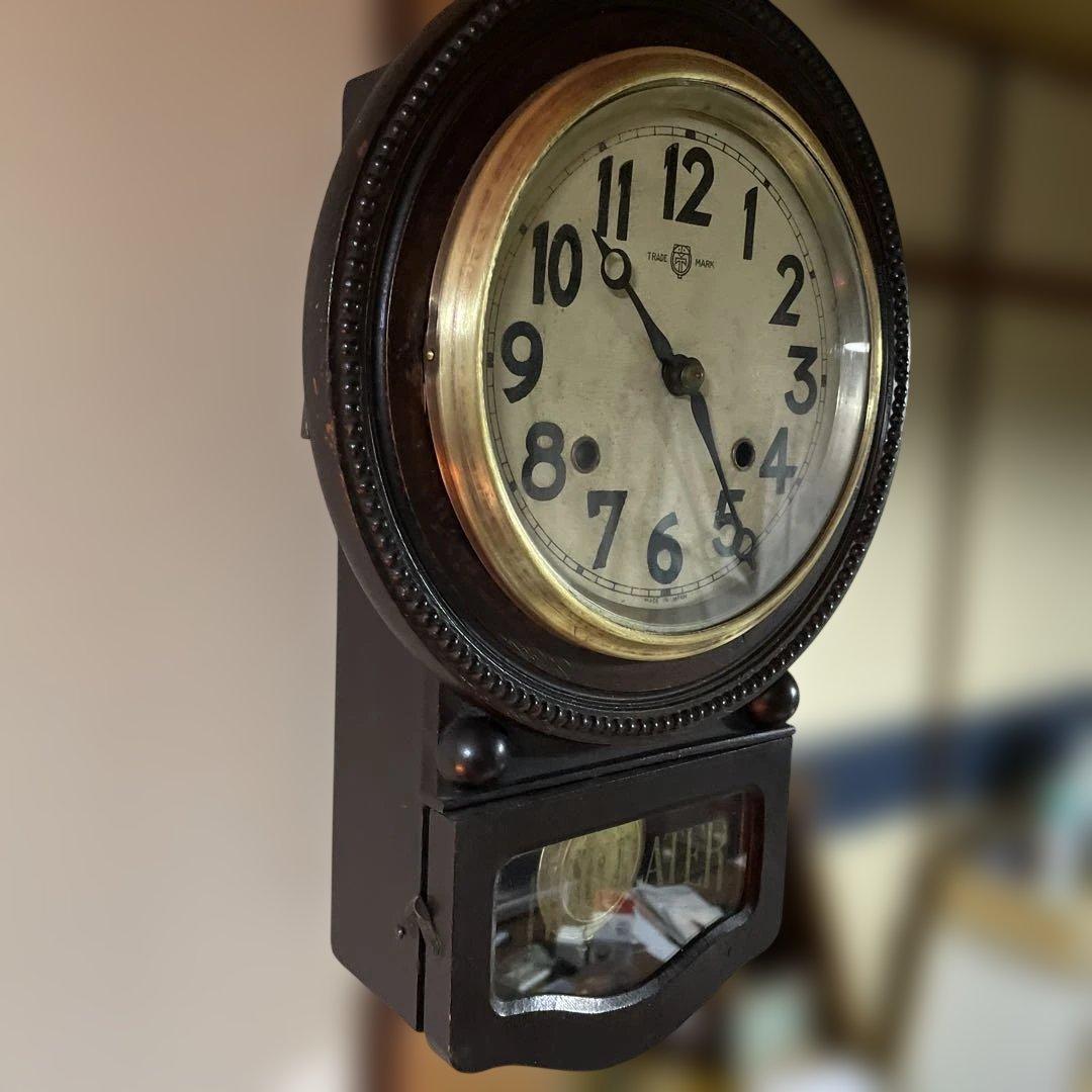 アンティーク掛け時計　稼働品