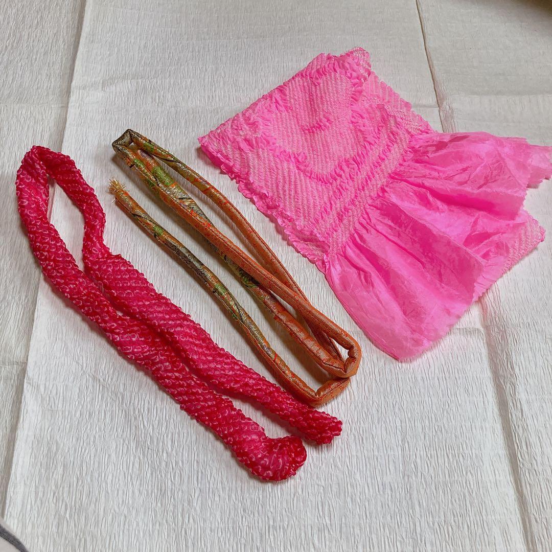 七五三 着物セット 赤 ピンク♡5歳