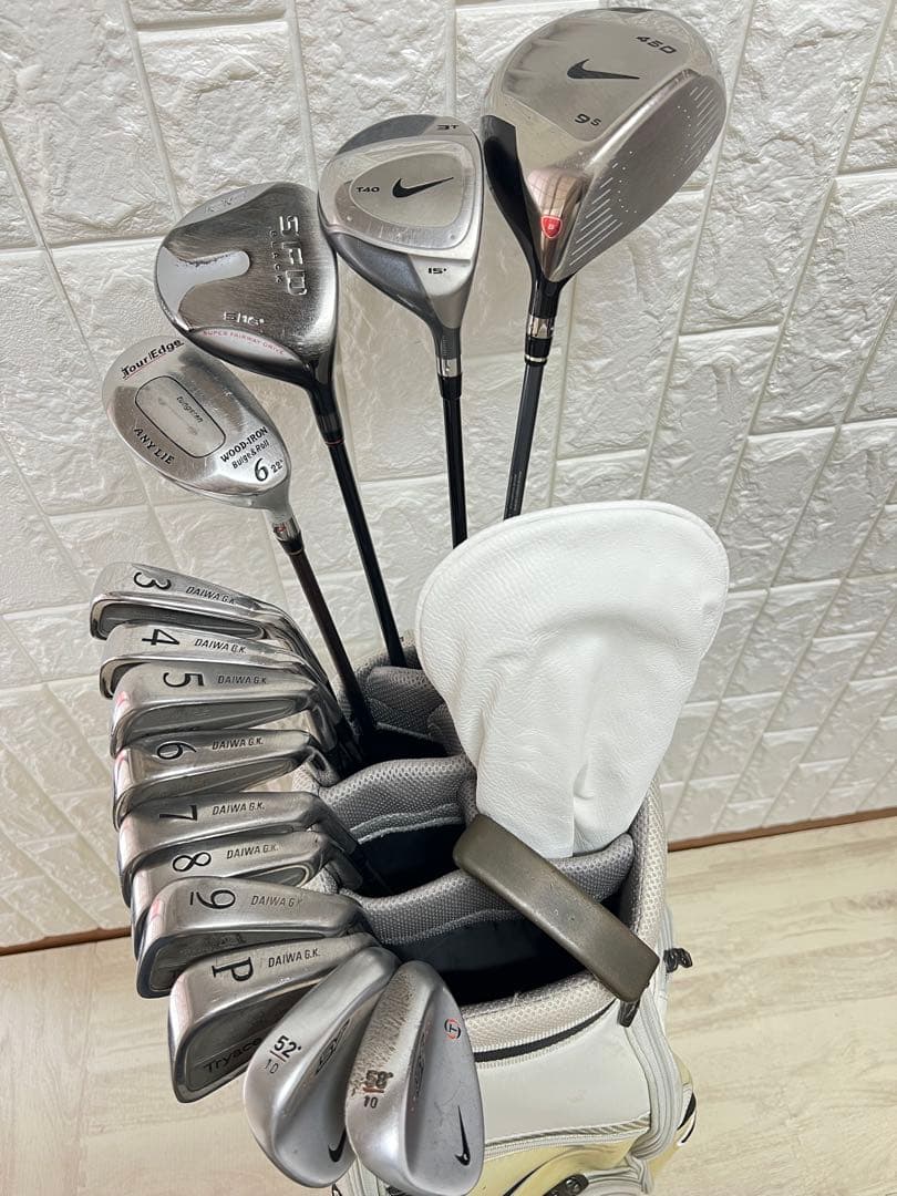 初心者おすすめ メンズ ゴルフクラブセット ナイキ キャディバッグ付