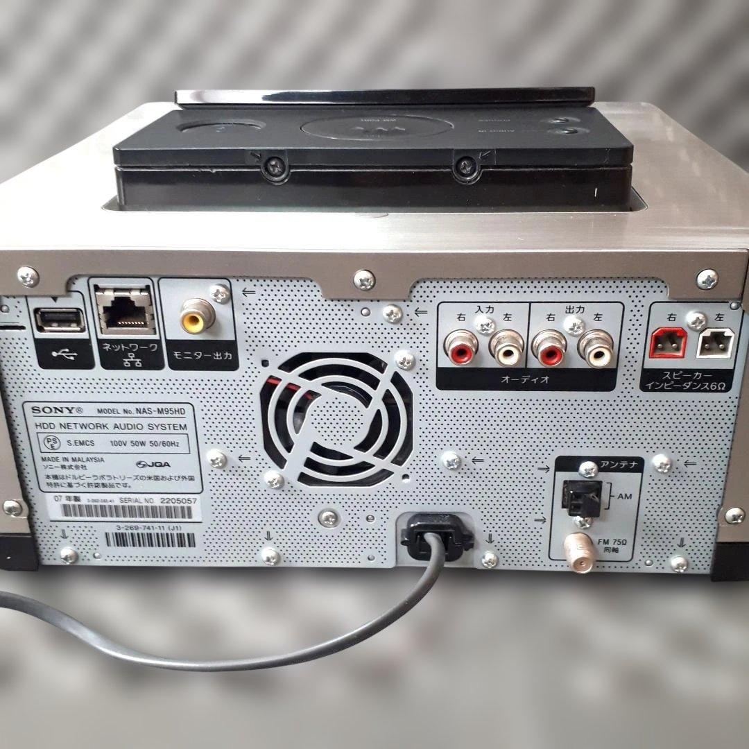 SONY　NAS‐M95HD　無線LANアダプター付　ネットジューク