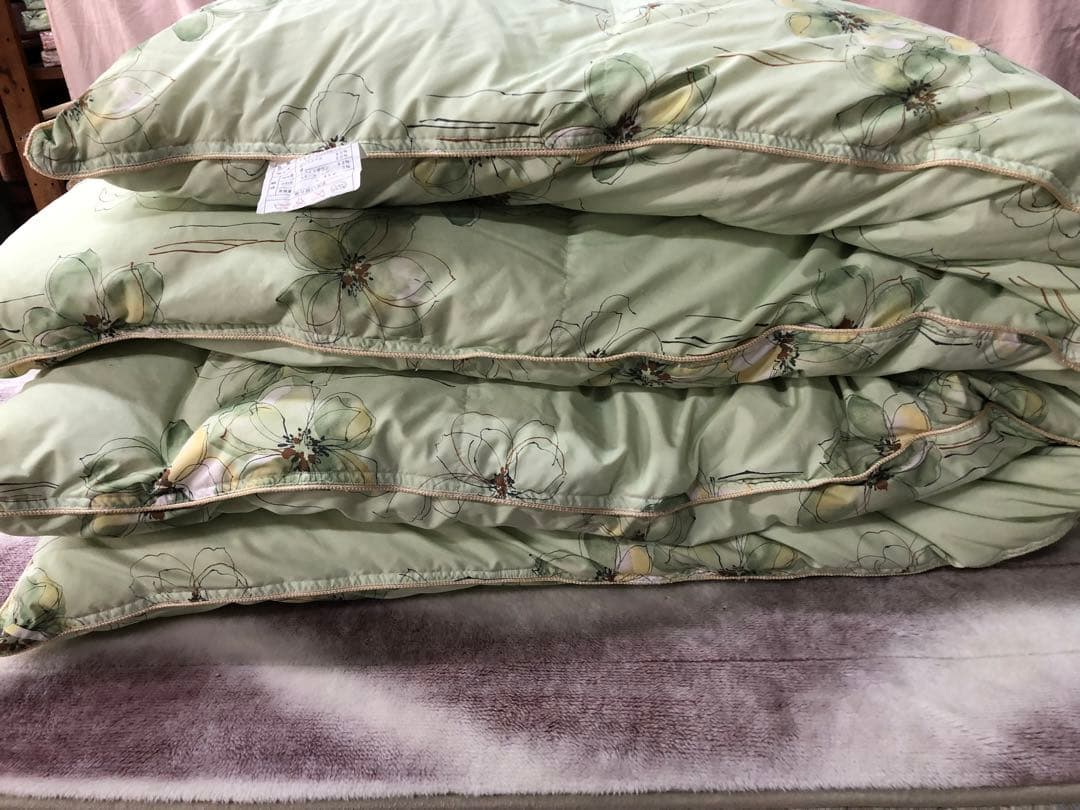 土・日限定値下げ！美品☆羽毛布団　シングル　ダウン93%