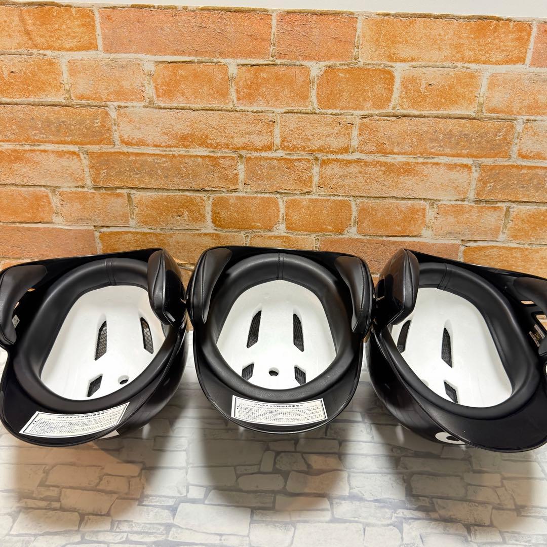 ZETT ゼット ヘルメット 硬式一般用 野球 M L O 3点セット まとめ