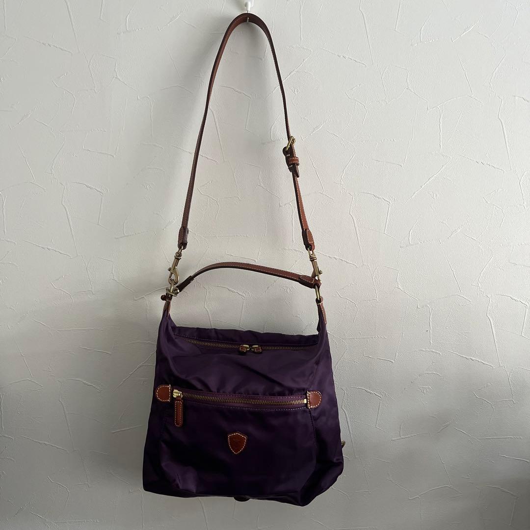フェリージ　17-55　バンドバッグ　ショルダーバッグ　リュックサック　紫