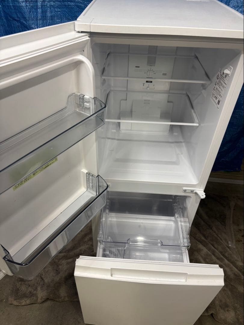 SHARP 冷蔵庫 152L 2ドア SJ-D15J-W 2023年製 洗浄済み