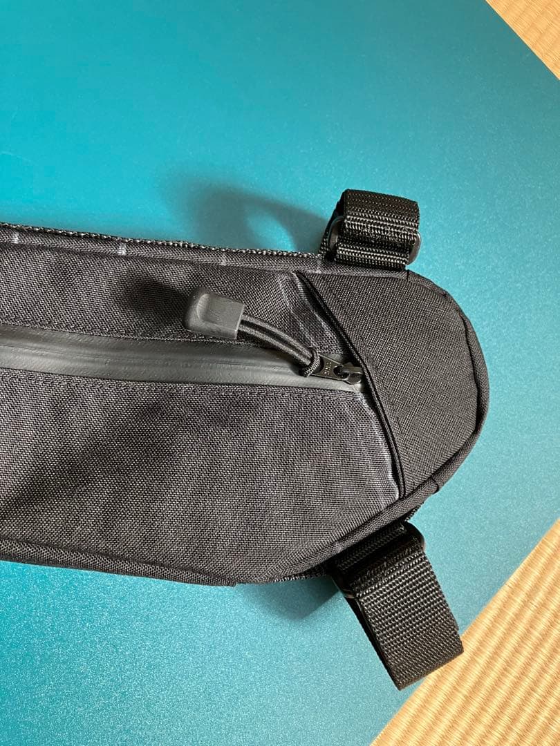 ハンドメイドフレームバッグ　コーデュラ500 ブラック　46.5cm