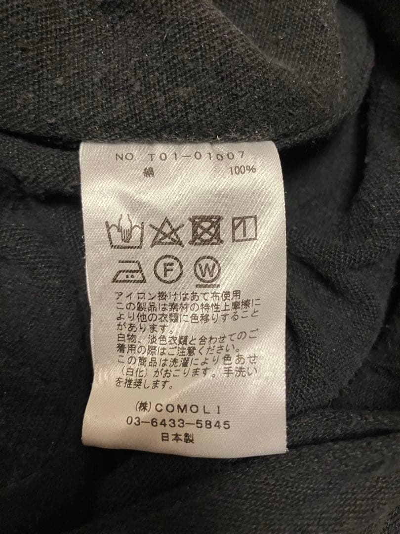 COMOLI シルクネップ　オールインワン　サイズ3