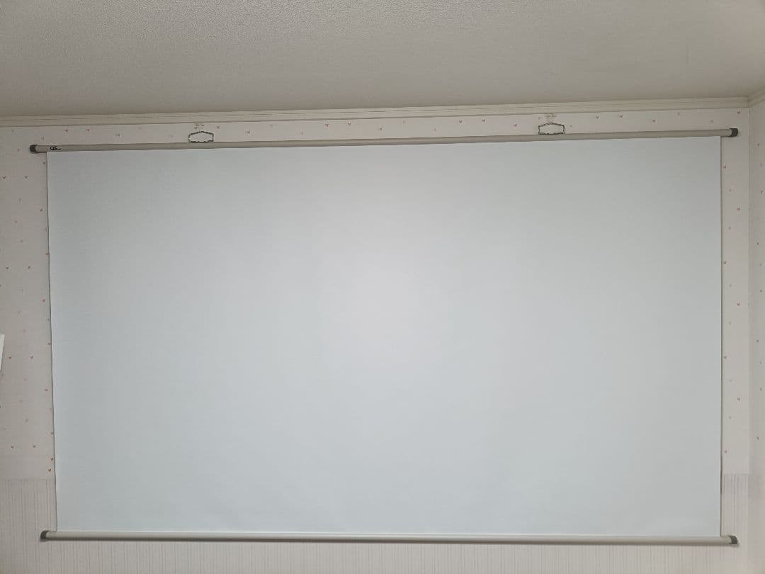 【引取可】OS　掛図スクリーン　100インチ　SMH-100HN