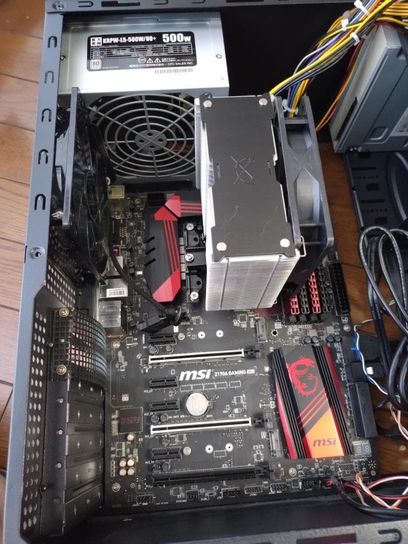 MSI Z170A GAMING M5 + Intel i7-6700K+その他