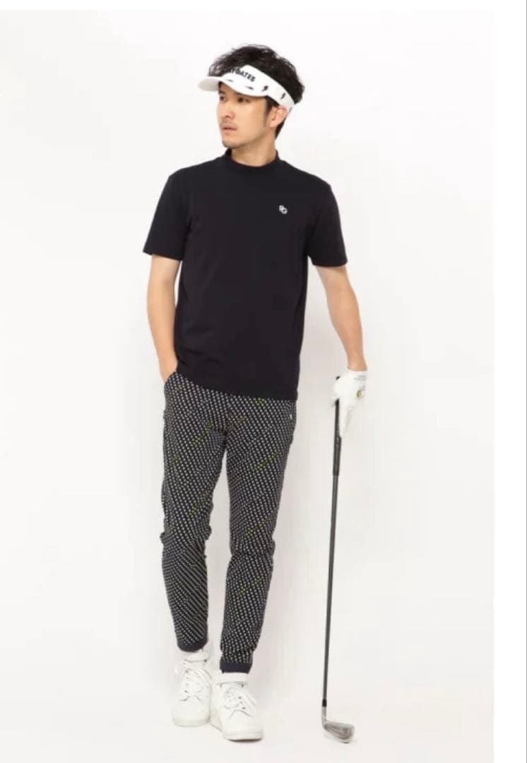 PEARLY GATES ストレッチダイヤドビードッ パンツ