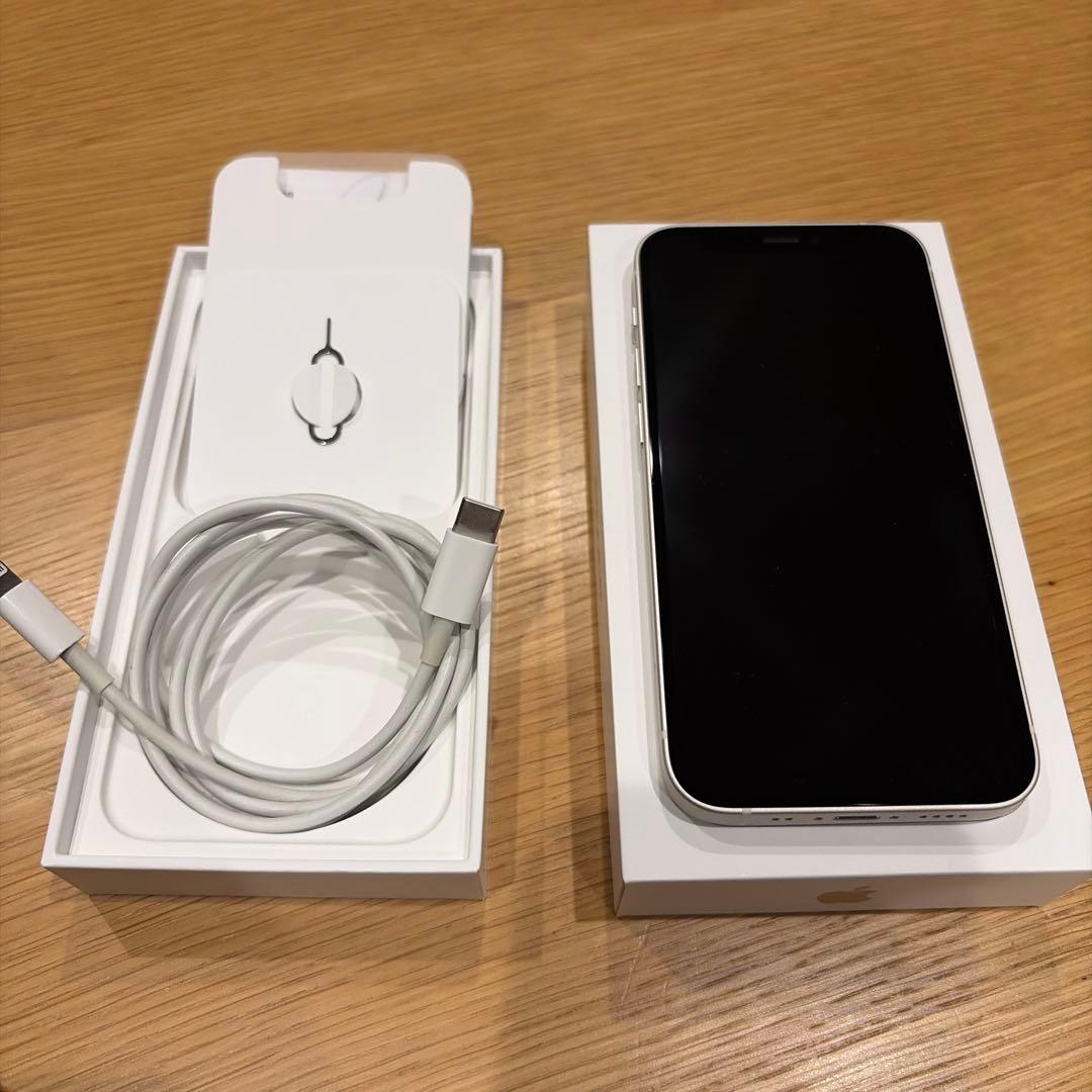 Apple iPhone 12 mini ホワイト 本体 128GB 修理歴なし