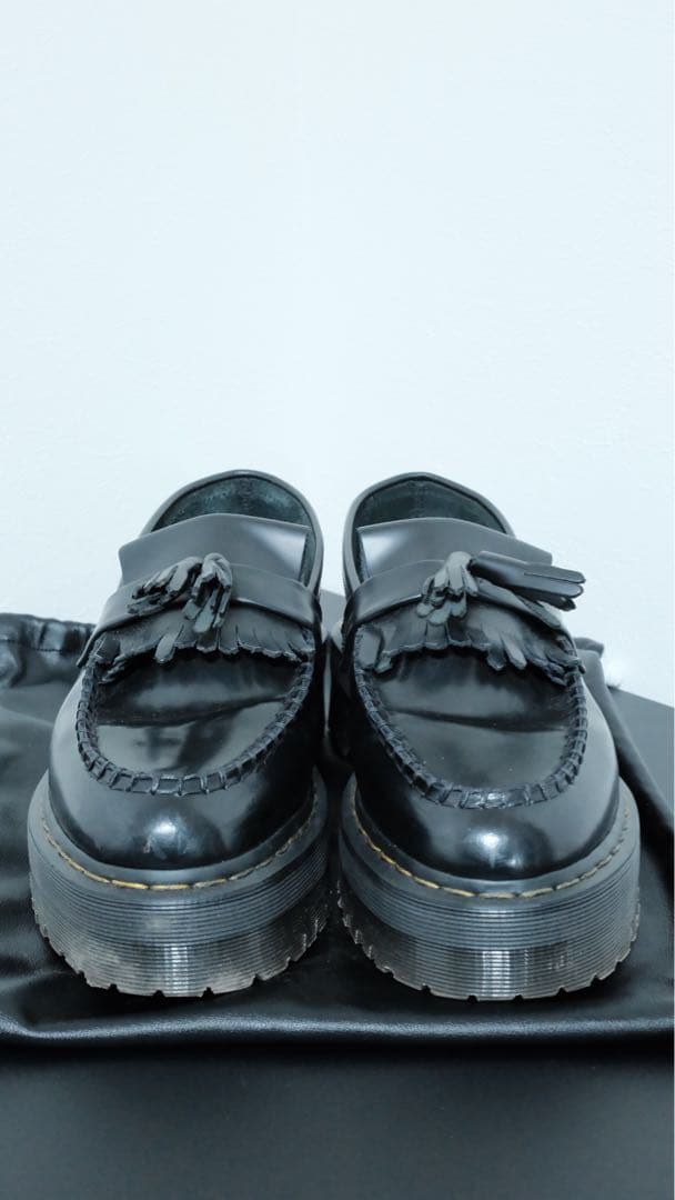 [3回のみ使用]Dr. Martens 厚底タッセルローファー uk8