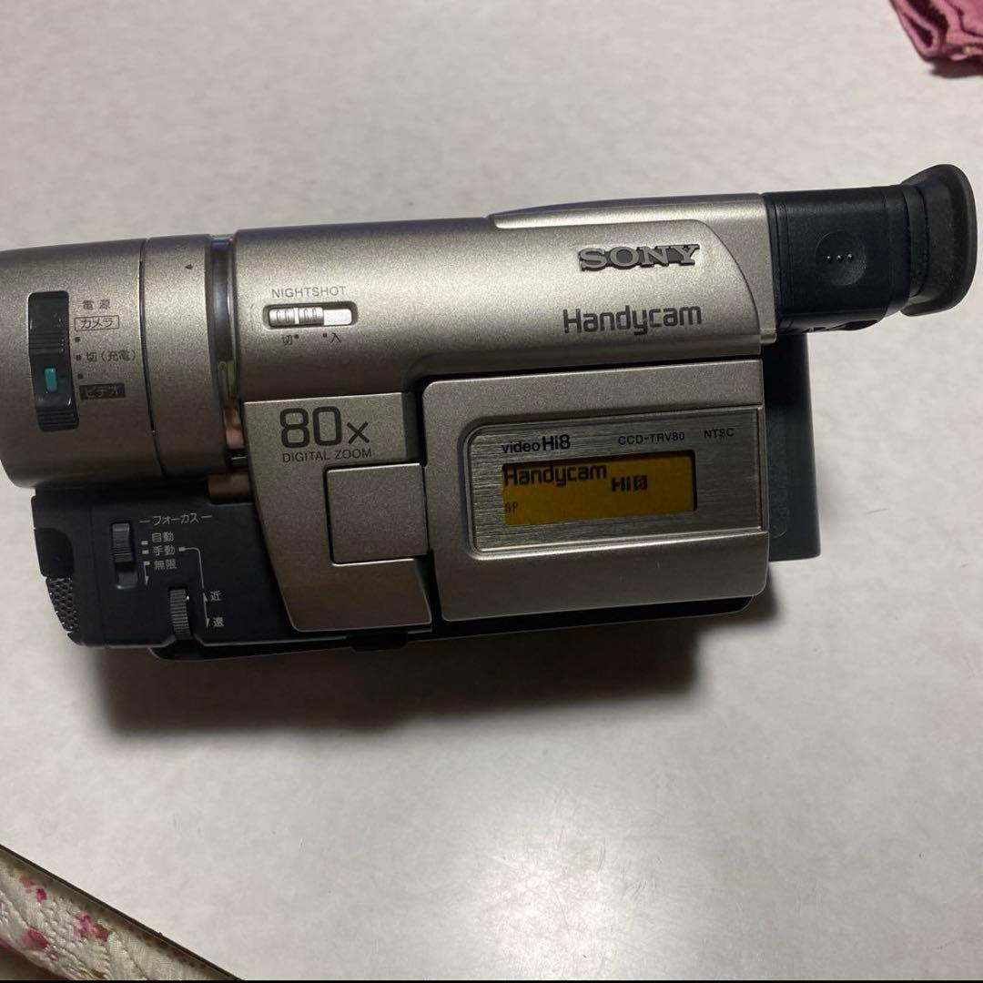 動作品　SONY VideoHi8 Handycam CCD-TRV80