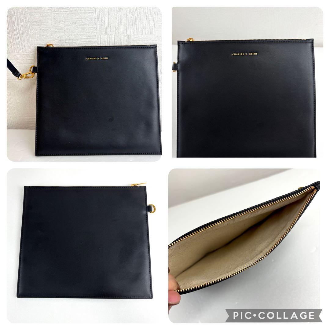 【美品】チャールズアンドキース ドルチェヴィータ ラフィア トートバッグ かご