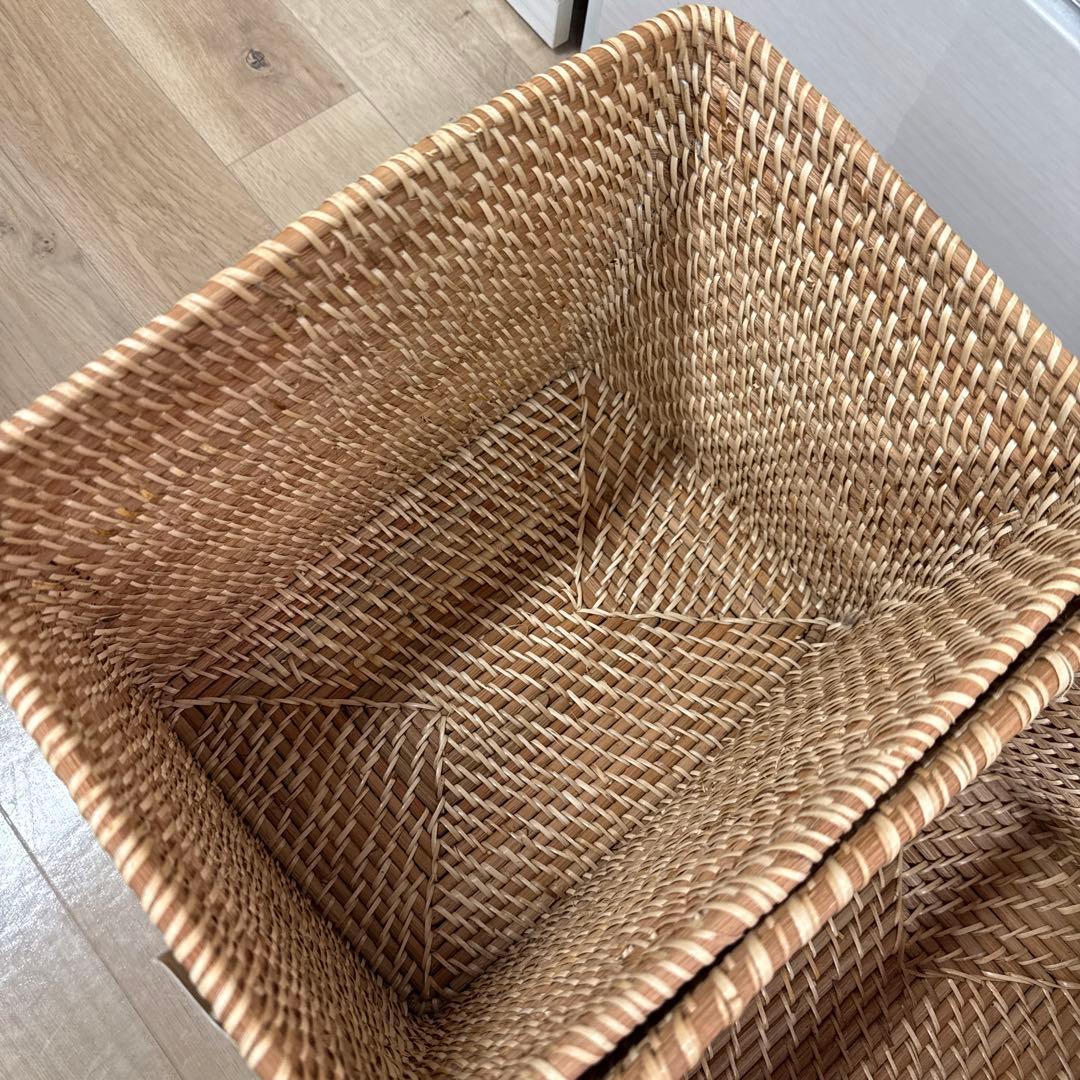 特大　ラタンバスケット 3個セット　無印