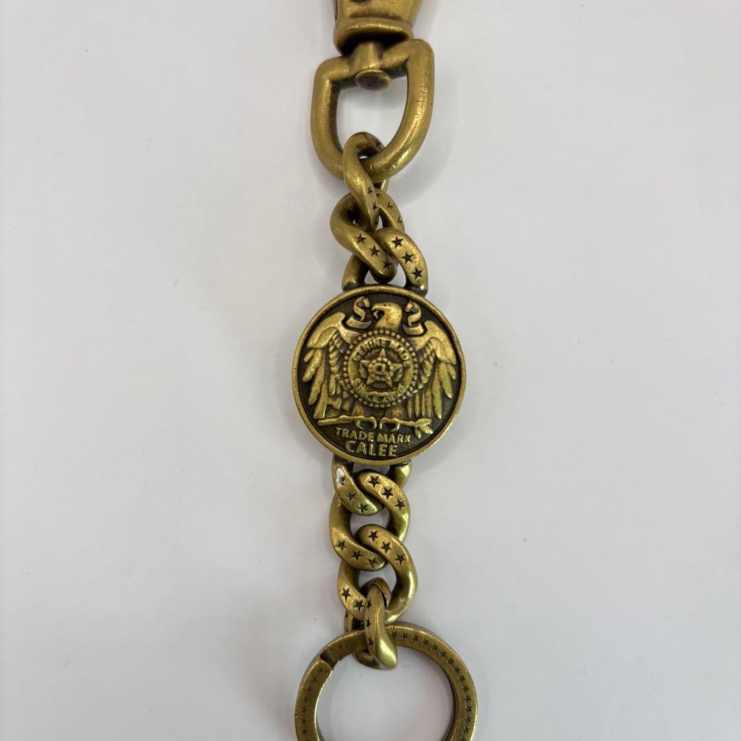 CALEE キーリング　concho key ring brass ゴールド