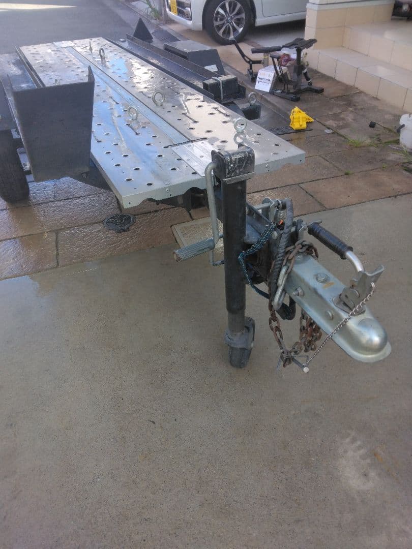 軽トレーラー　バイクトレーラー　令和8年4月まで車検あり