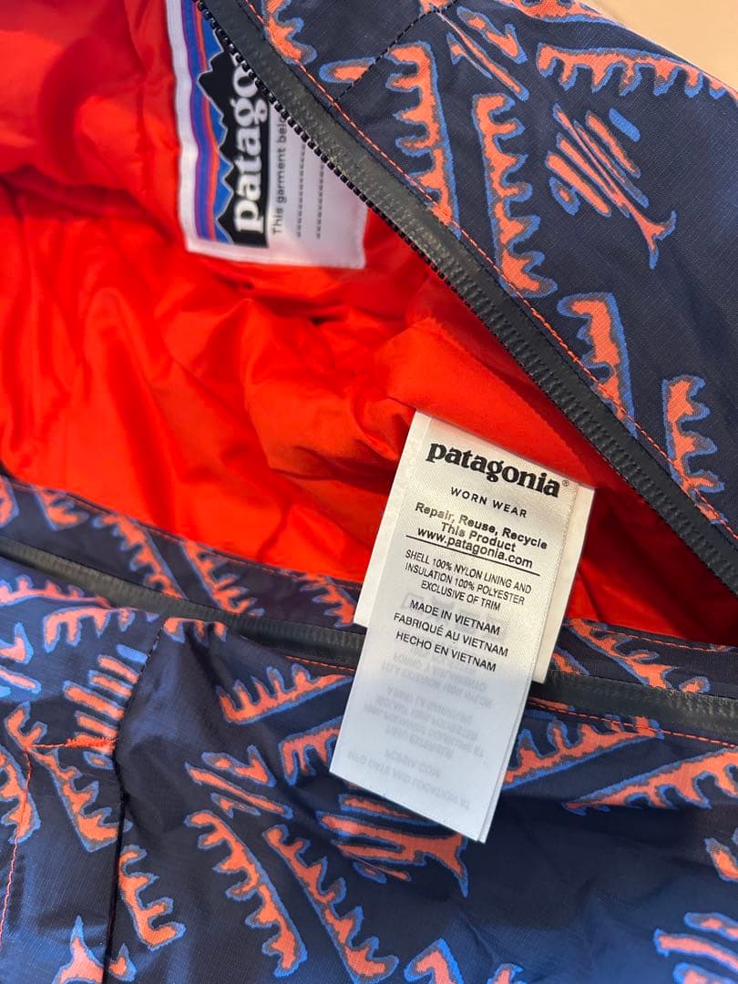 美品　patagonia ベビースノーパイルワンピース　つなぎ　オールインワン