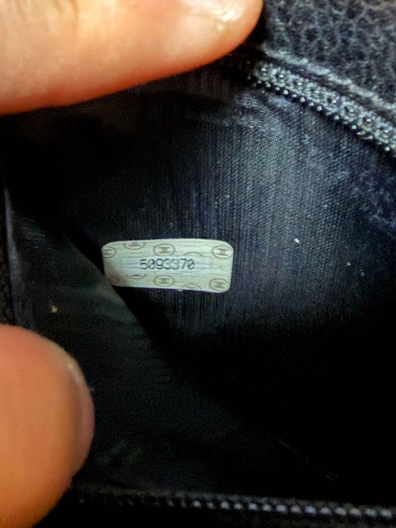 シャネル CHANEL キャビアスキン ミニチェーン ショルダーバッグ