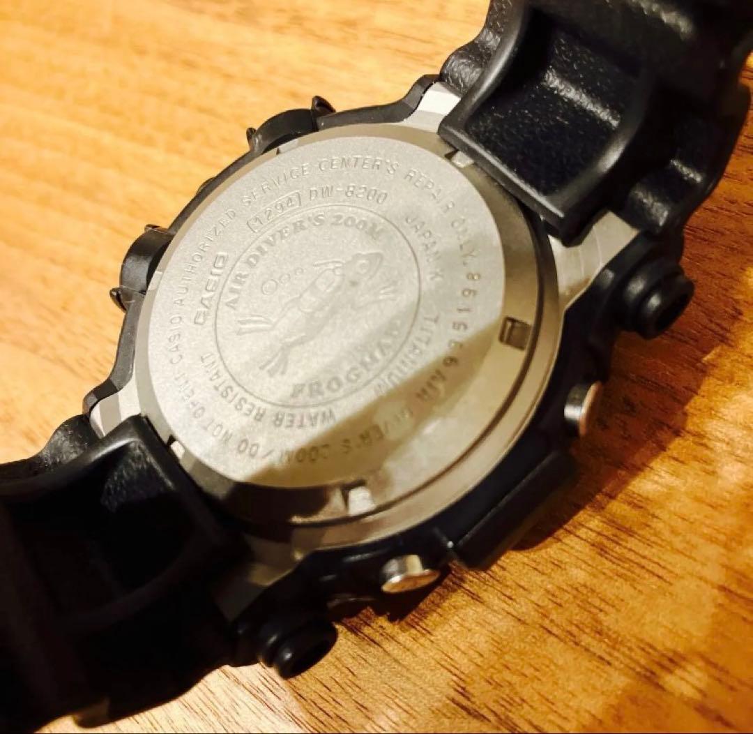 G-SHOCK FROGMAN DW-8200 チタン ブラック
