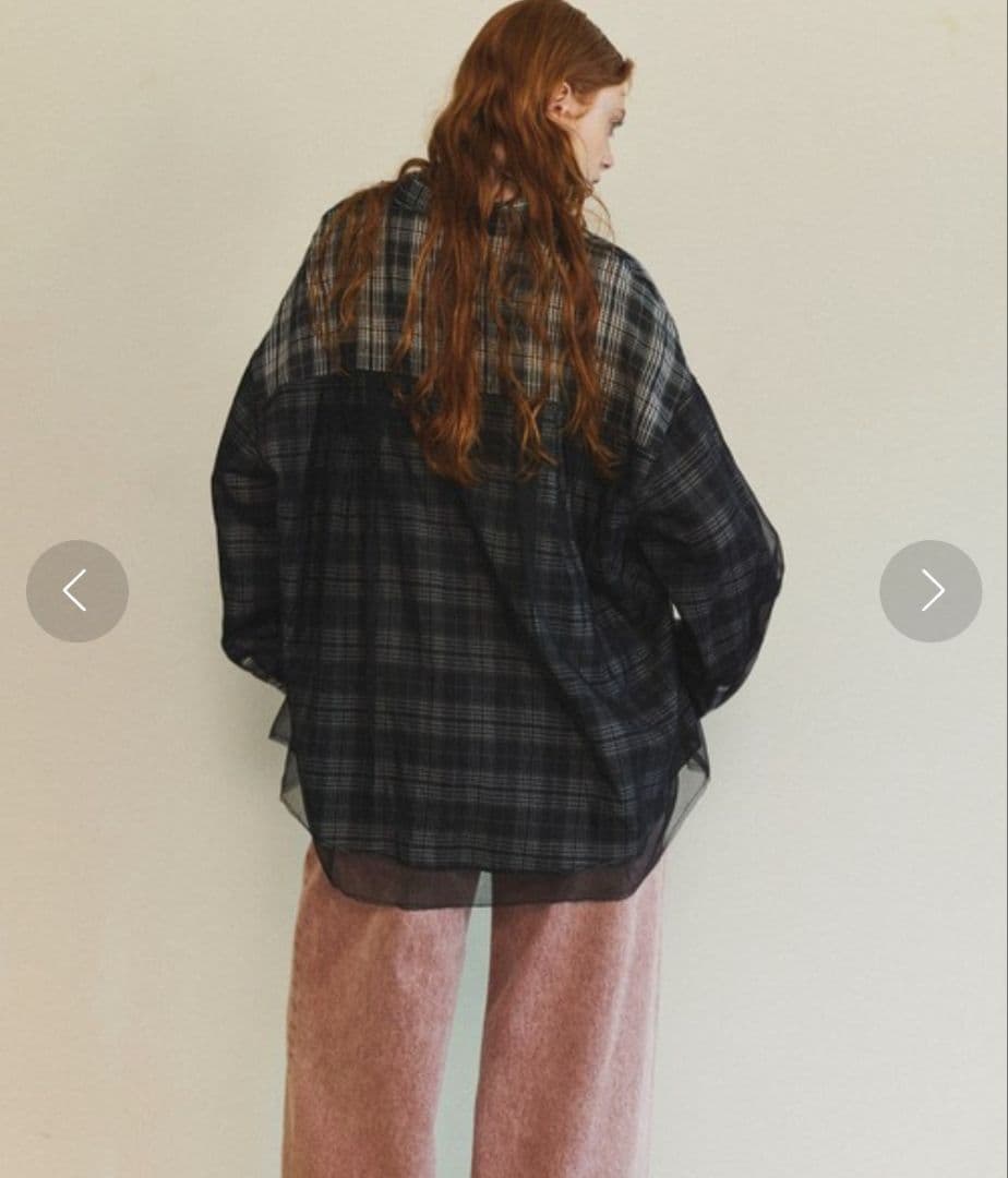 【完売】Reversible Voile Shirt リバーシブルボイルシャツ