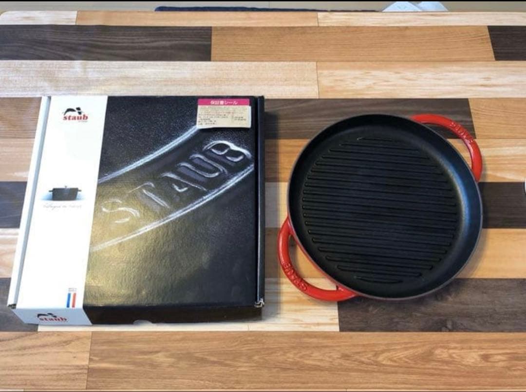 staub ストウブ　ピュアグリル　チェリー　26㎝