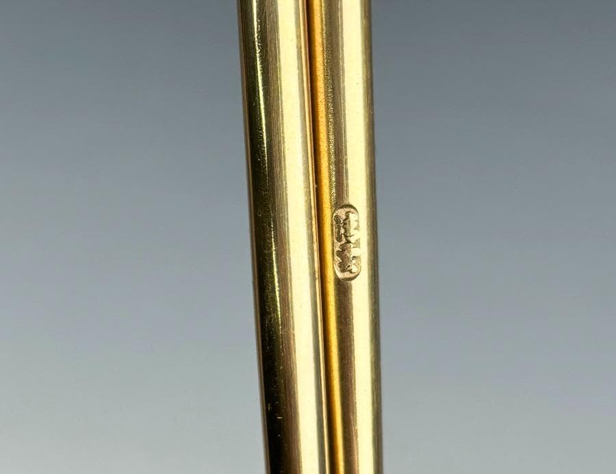 木村清雲 南鐐椎ノ実飾火箸 而妙斎好