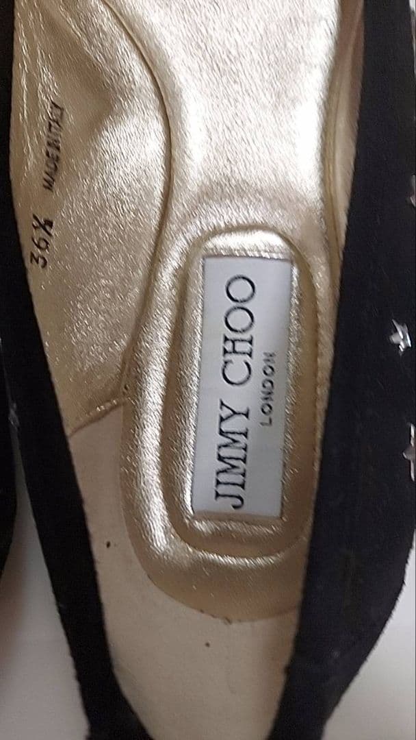 Jimmy Choo 新品未使用 スタースタッズ フラットシューズ