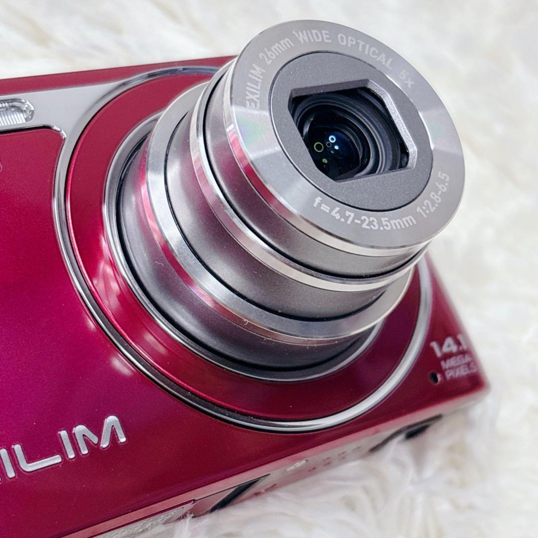 【人気・極美品】CASIO EXILIM EX-Z2000デジカメ レッド