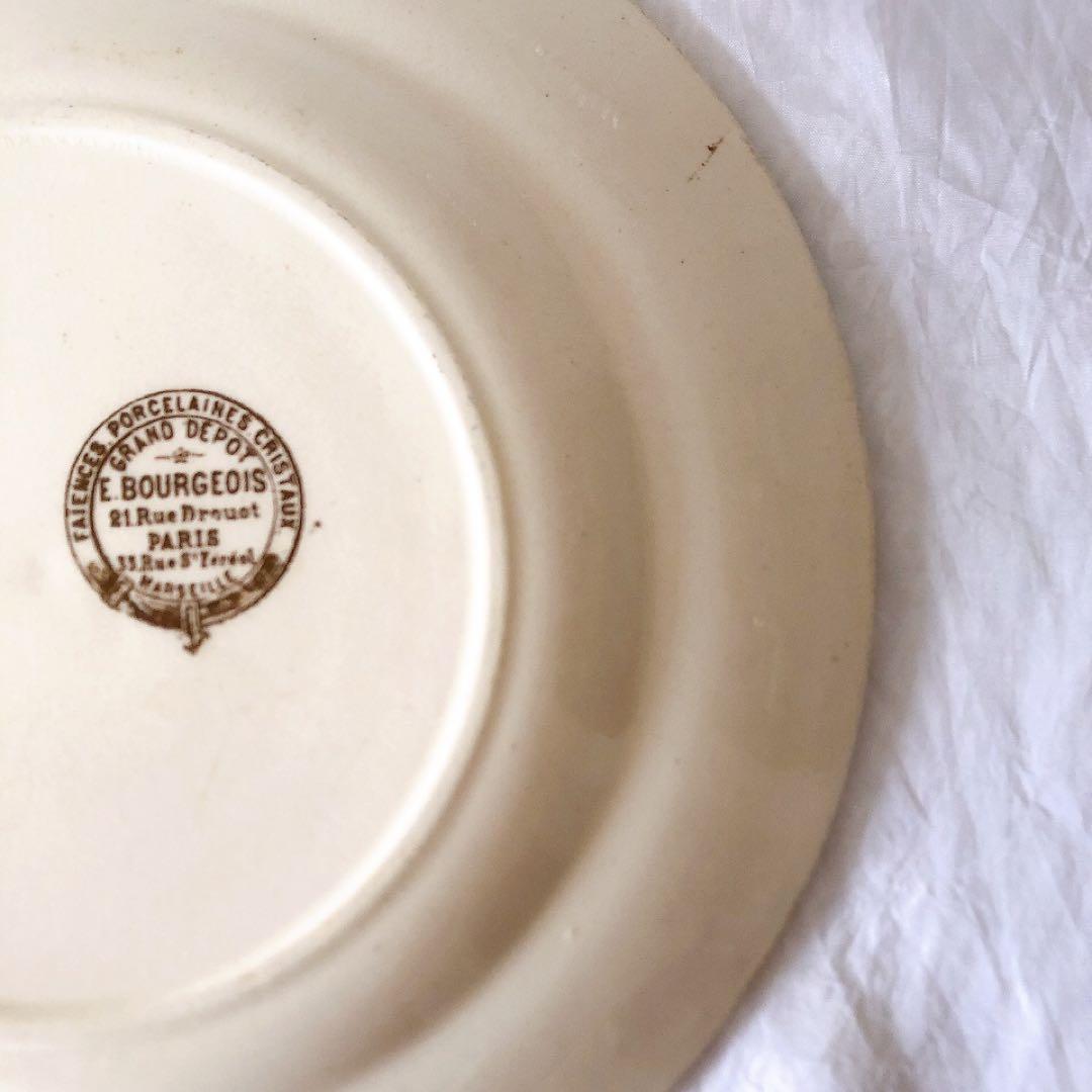 グランデポ　エミールブルジョワ　ディナープレート F フランスアンティーク食器
