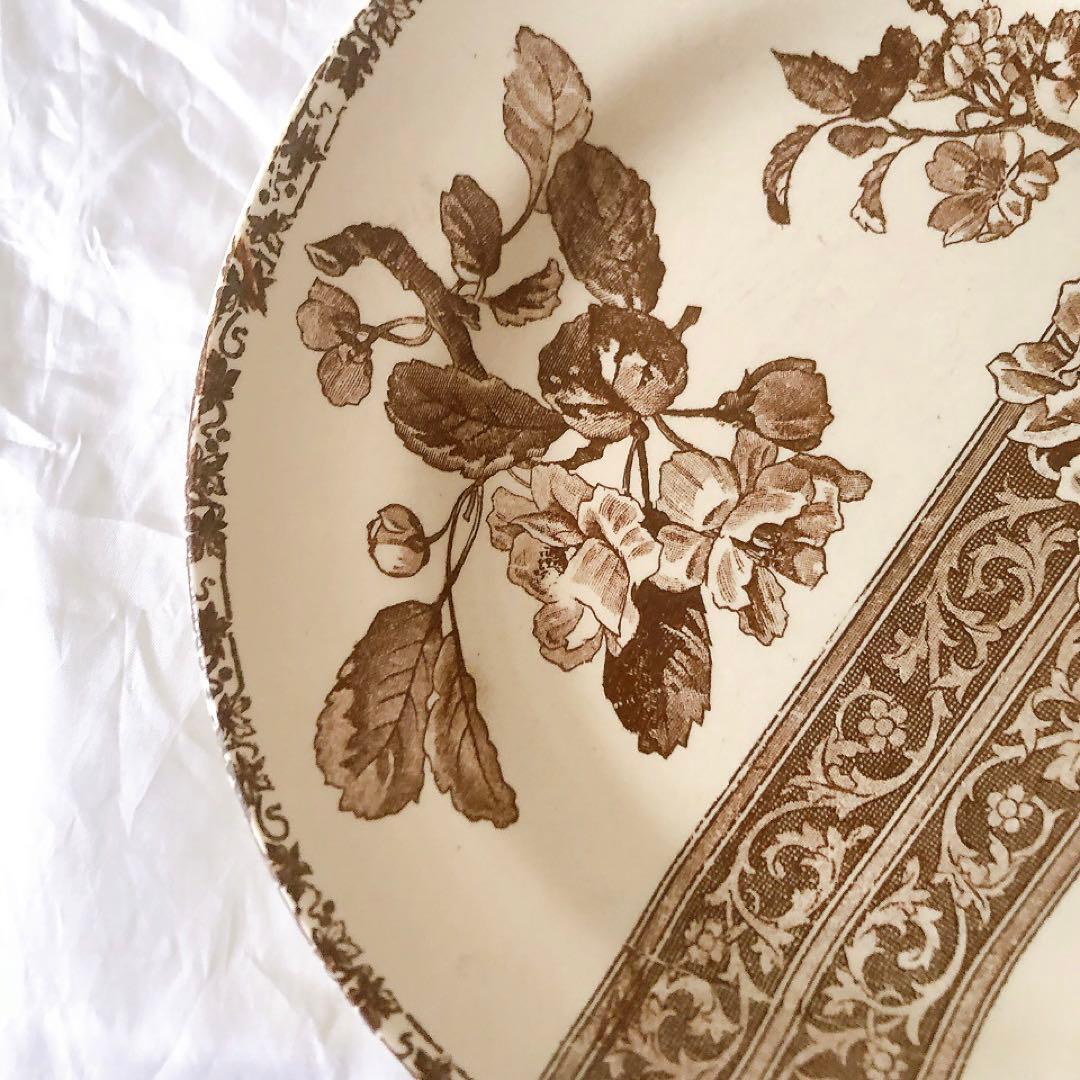 グランデポ　エミールブルジョワ　ディナープレート F フランスアンティーク食器