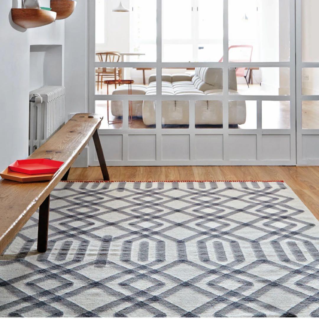 Duna キリムラグ 190x150 定価22万円 Odosdesign 北欧