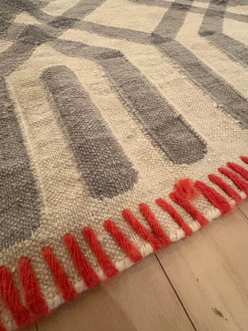 Duna キリムラグ 190x150 定価22万円 Odosdesign 北欧