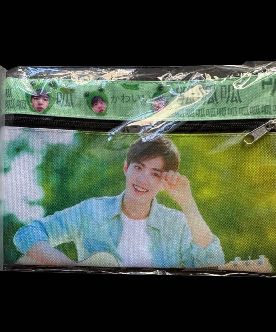 mooさま専用♡肖戦 トートバッグ(黒・白)ポーチ リボン セット 王一博リボン